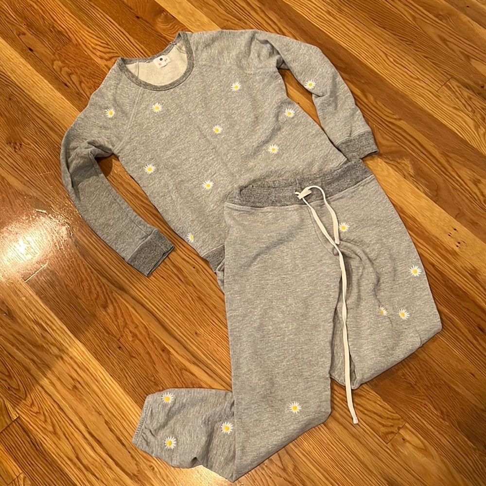 Sundry daisy sweat set 0